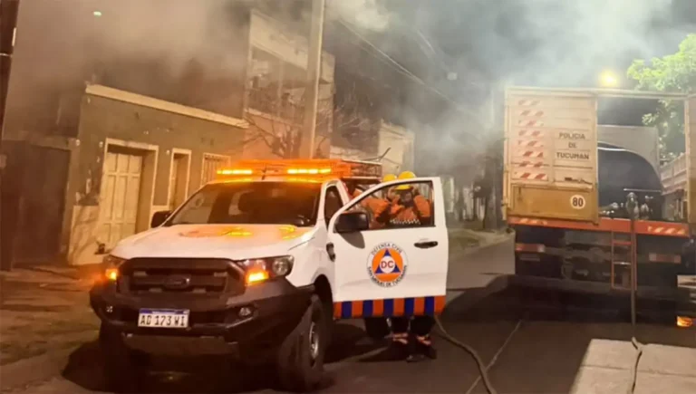 Barrio Sur: un hombre de 74 años falleció en un incendio y su esposa salvó su vida milagrosamente