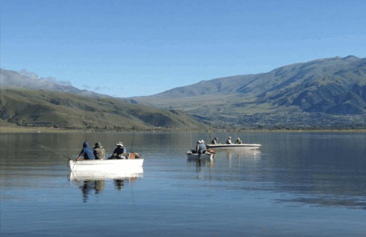 Veda de pesca deportiva en diques: ahora rige en Escaba