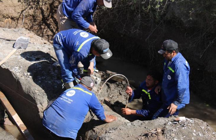 Trabajos en el Acueducto El Cadillal podrían afectar el servicio de agua potable en distintos sectores de la Capital