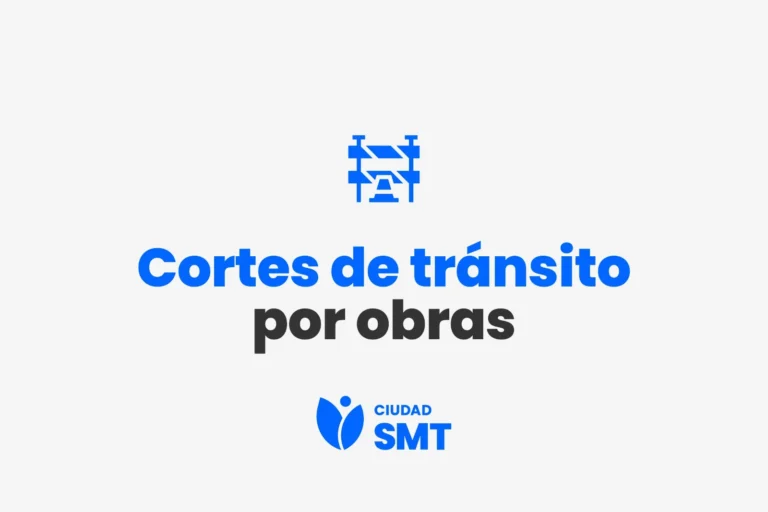 Cortes de tránsito por obras para este miércoles 16 de septiembre