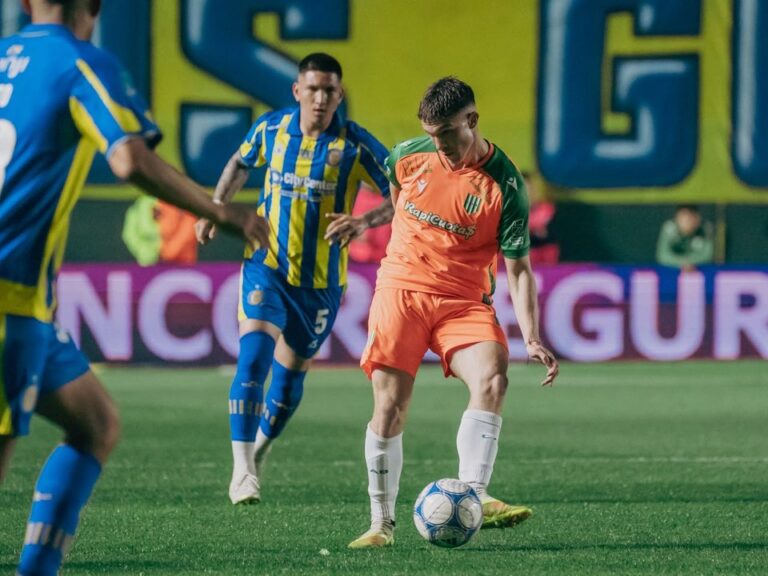 Rosario Central reaccionó a tiempo para empatarle a un Banfield que desperdició varias chances de gol